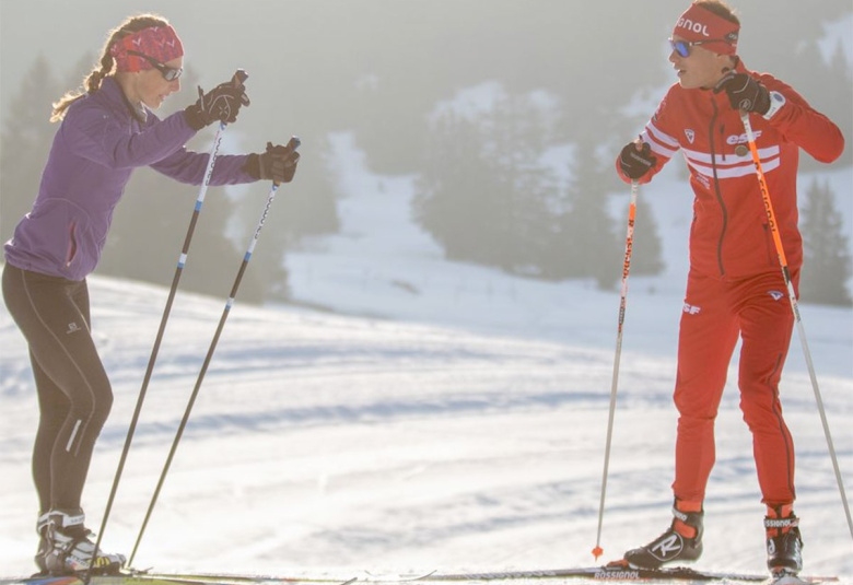 Cross Countrry Ski Lessons in Chamonix