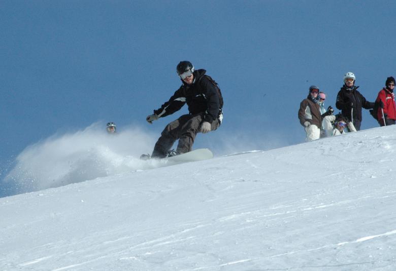Snowboard in Chamonix