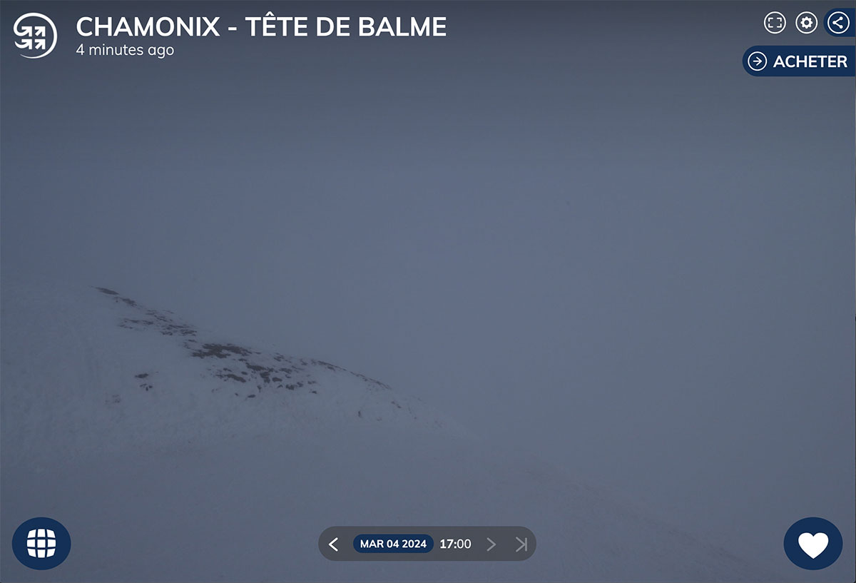 Le Tour Balme Station de Ski Webcam Panoramique