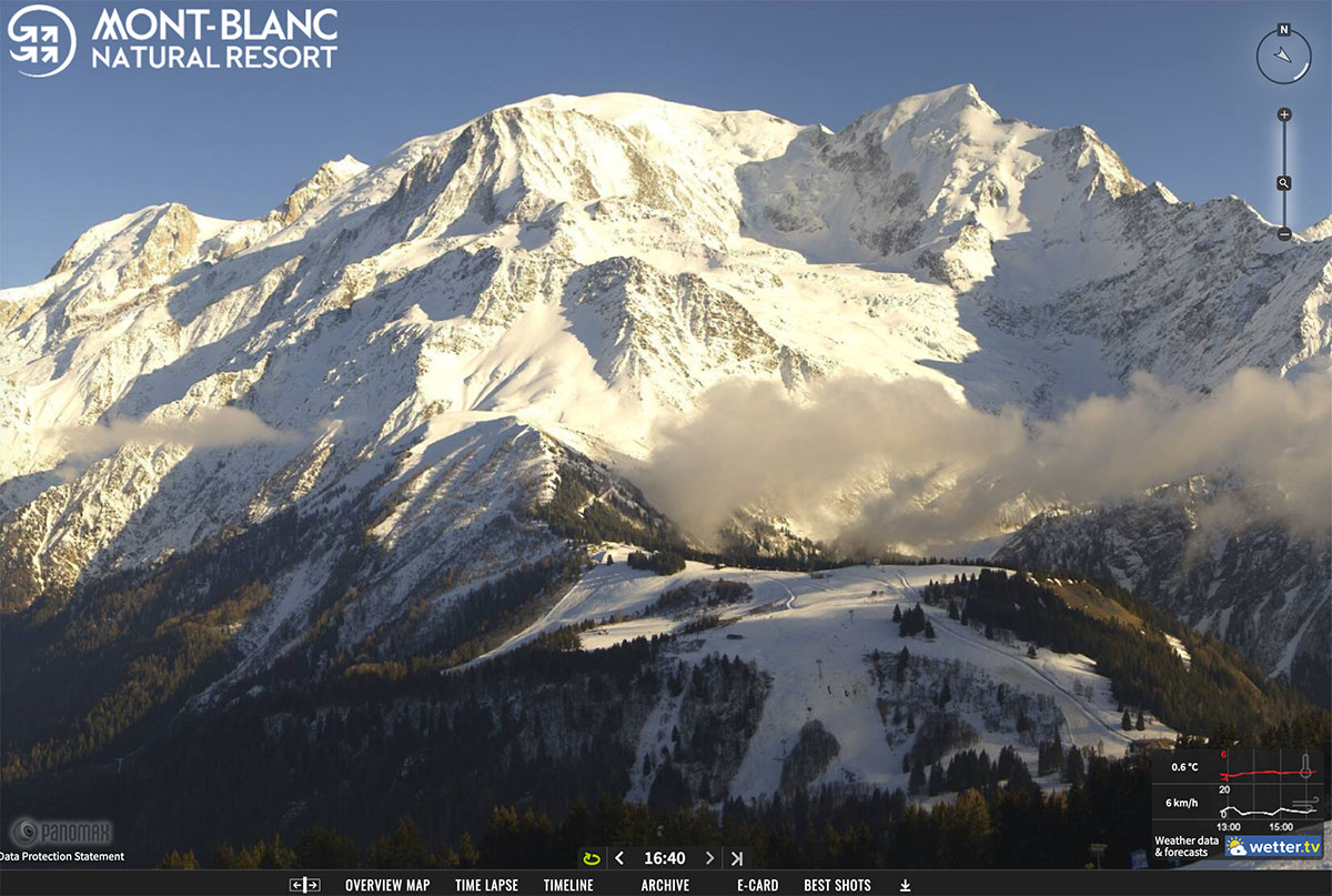 Les Houches Panoramic Webcam