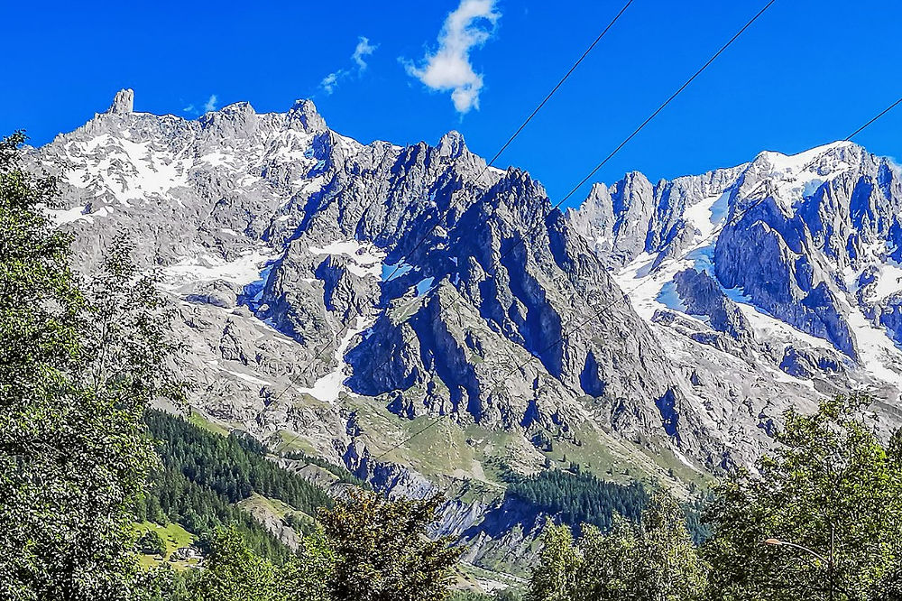 Monte Bianco of Courmayeur, author Rosalba Vaccamorta, licensed under CC BY-SA 4.0, photo source @commons.wikimedia.org