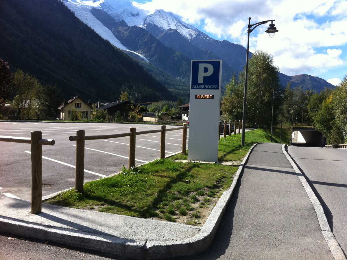 achat parking chamonix