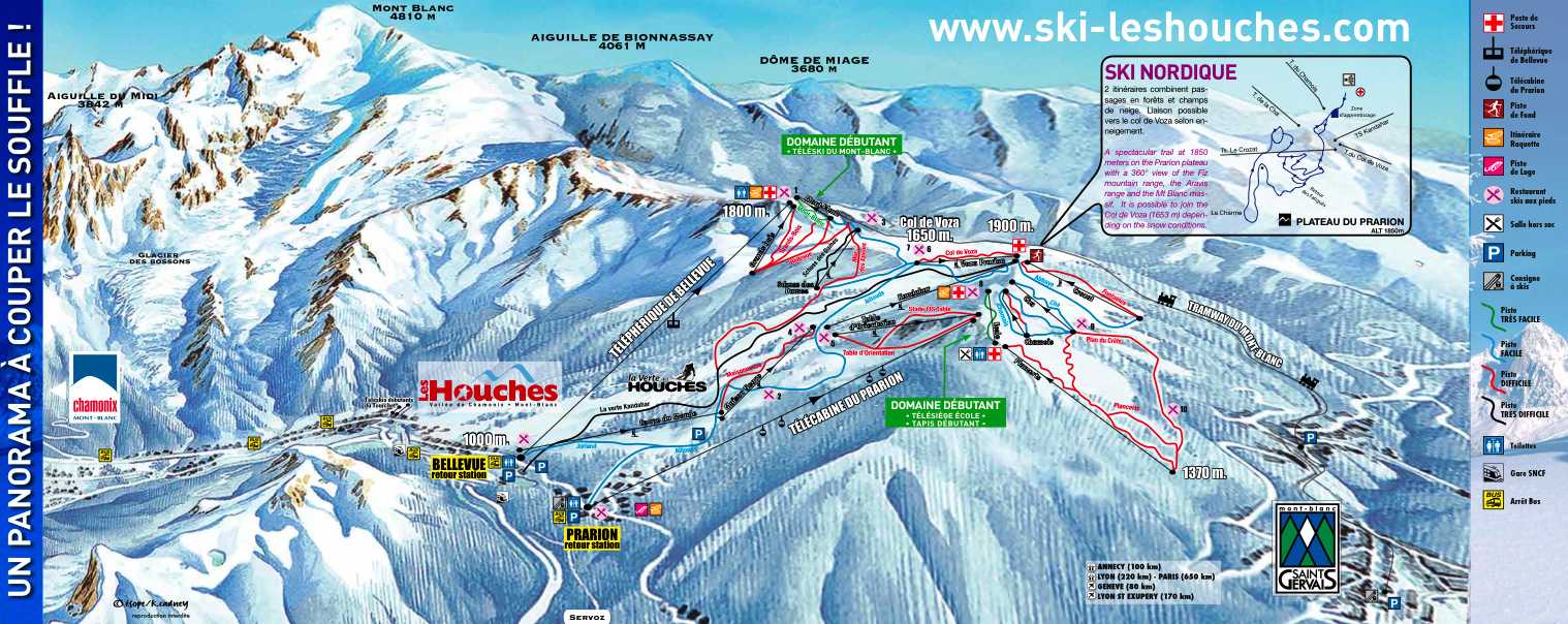 domaine skiable chamonix