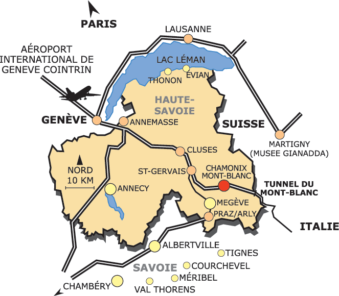 chamonix france map