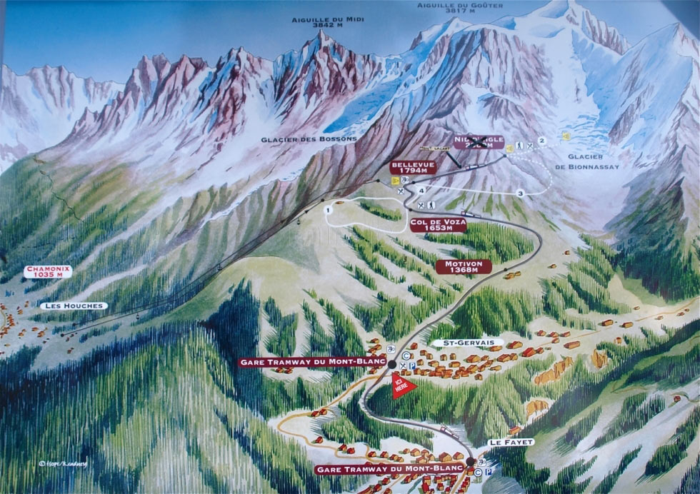Le Tramway Du Mont Blanc La Voie Normale Du Mont Blanc