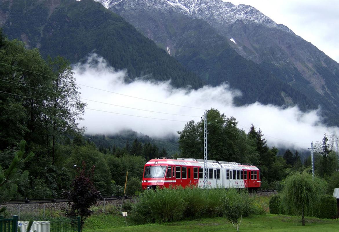 Chamonix train Mont Blanc Express