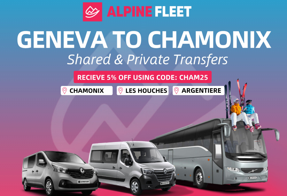 Alpine Fleet Airport Transfers to the ALL Chamonix Valley