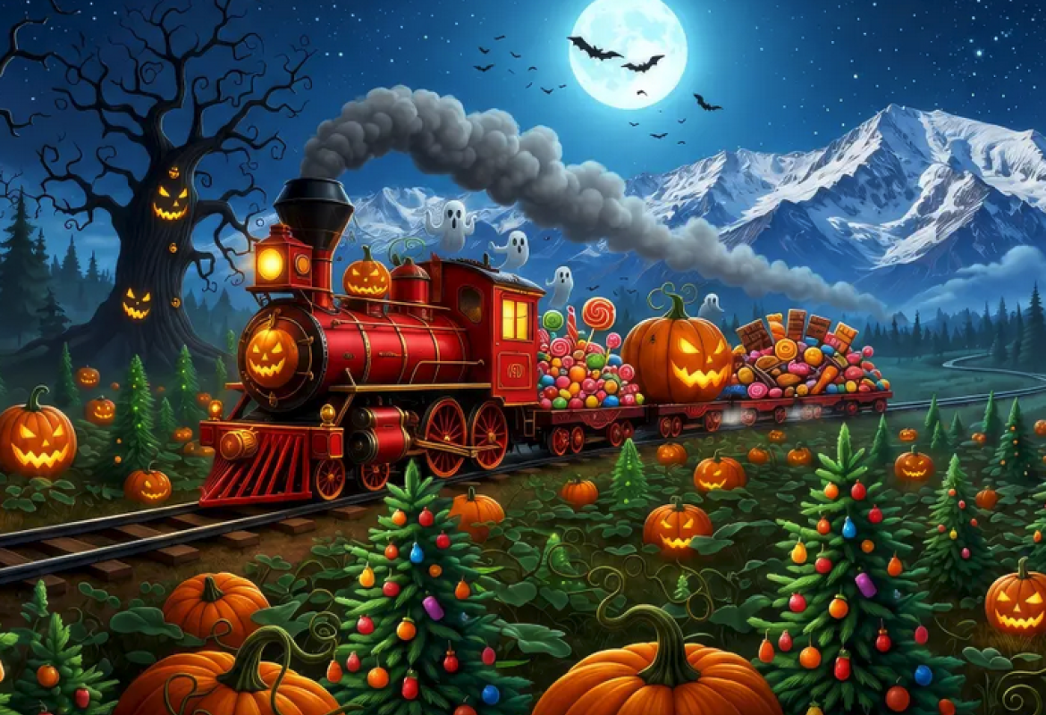 Le Train du Montenvers fête Halloween au cœur du massif du Mont-Blanc
