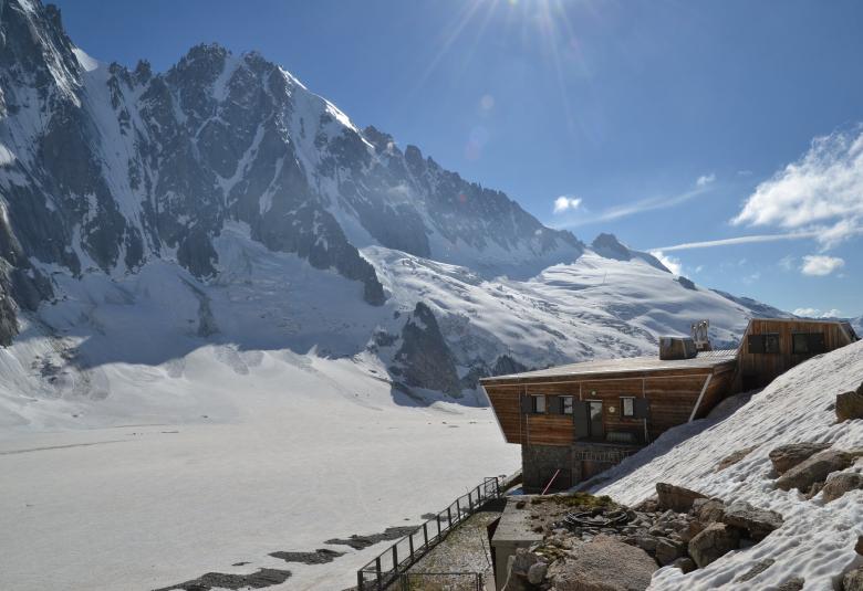 Mont Blanc range Huts Argentière