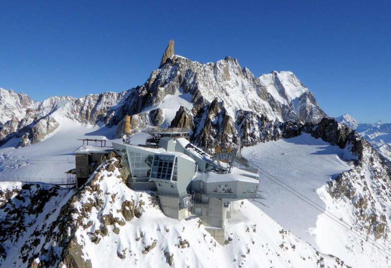 Skyway Monte Bianco in Courmayeur Italy