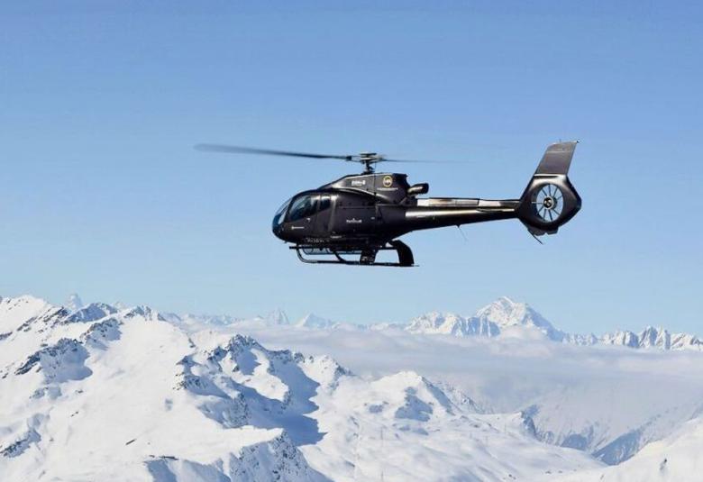 Hélicoptère vols Mont Blanc