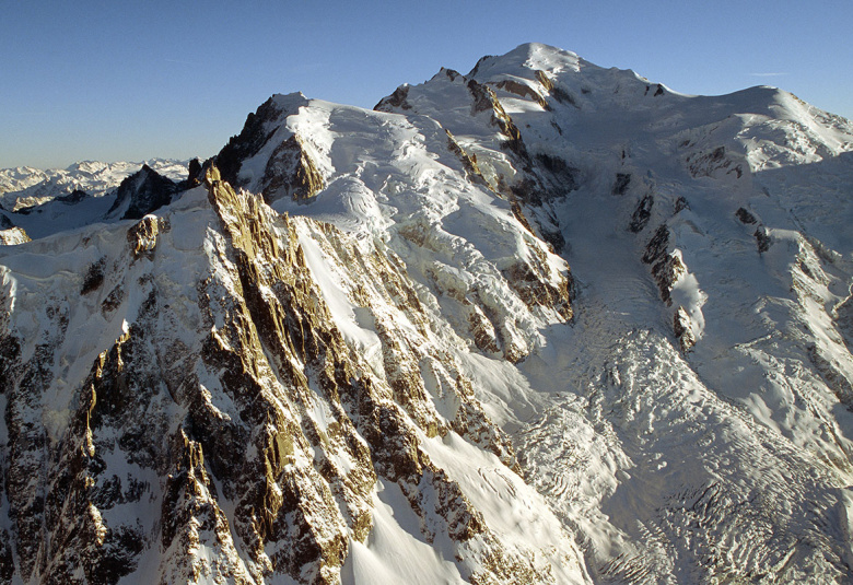 Les massifs montagneux à Chamonix Mont Blanc