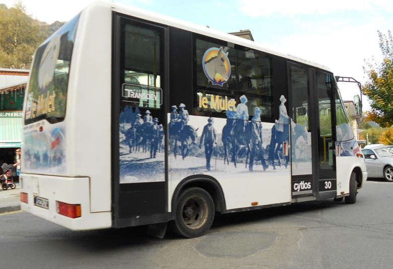 Le Mulet, Chamonix Bus gratuit centre ville