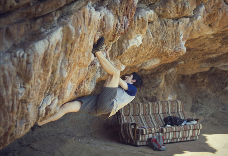 Bouldering in Chamonix