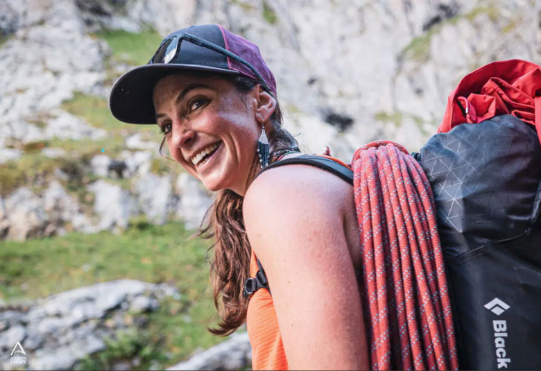 Fanny Schmutz from Chamonix takes on the 1000m spire of Cerro Torre in Patagonia