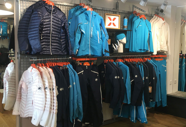 Mammut Pro Shop in Chamonix Clothing