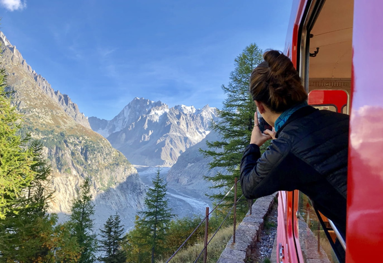 Le Train du Montenvers Mer de Glace gratuit à Chamonix