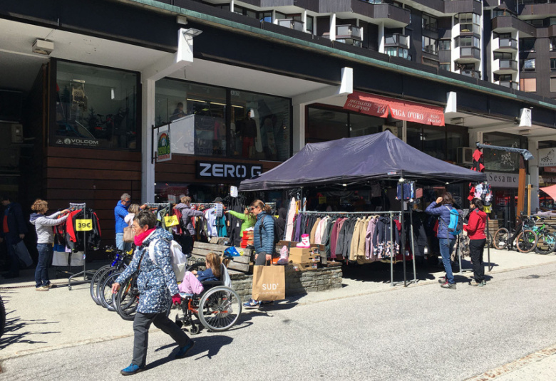 La grande braderie des commerçants ce weekend Chamonix