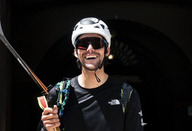 Benjamin Védrines bat le record d’ascension du Mont Blanc (4h54m41s)