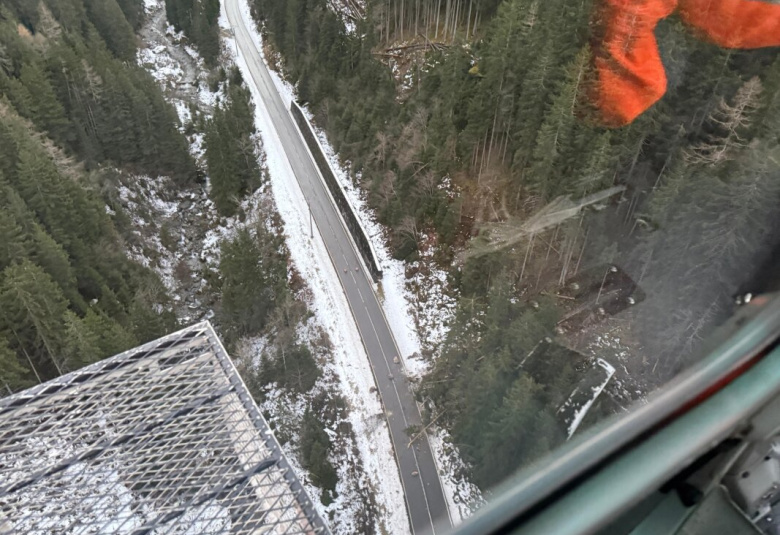 Route entre Chamonix et Martigny fermée à cause d’un éboulement