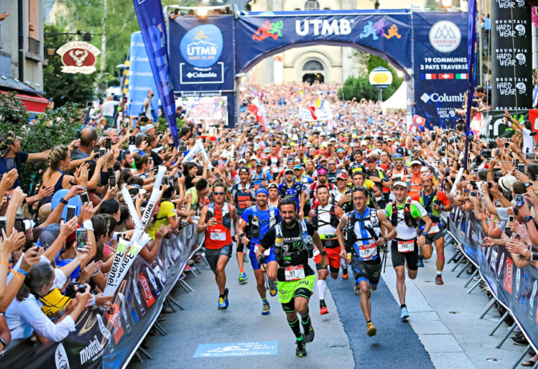 UTMB departure line