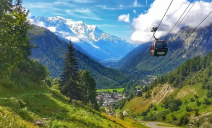 Balme Le Tour gondola Chamonix