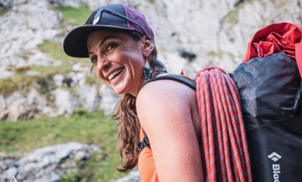 Fanny Schmutz from Chamonix takes on the 1000m spire of Cerro Torre in Patagonia