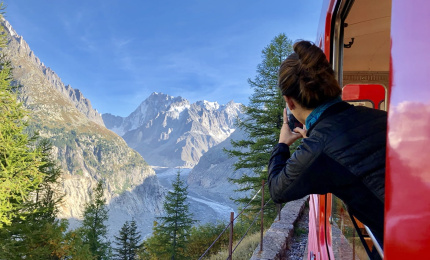 Le Train du Montenvers Mer de Glace gratuit à Chamonix