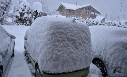 Neige: la circulation est très perturbée au pied du Mont-Blanc