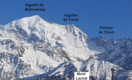 A guide found dead under an avalanche on Mont Lachat above Les Houches 