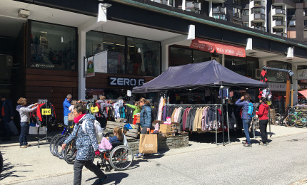 La grande braderie des commerçants ce weekend Chamonix