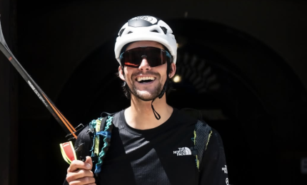 Benjamin Védrines bat le record d’ascension du Mont Blanc (4h54m41s) 