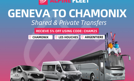 Alpine Fleet Airport Transfers to the ALL Chamonix Valley