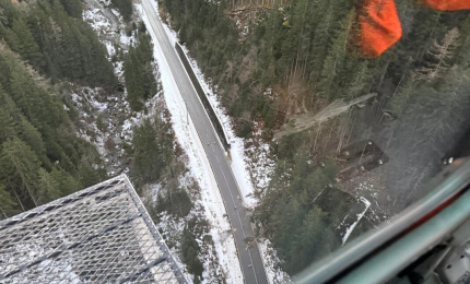 Route entre Chamonix et Martigny fermée à cause d’un éboulement