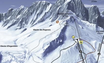 Grands Montets, un skieur retrouvé mort après une chute d’une barre rocheuse