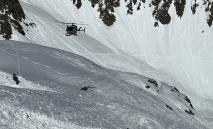 Une avalanche d'ampleur touche deux pistes de ski à La Flégère