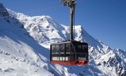 Téléphérique de l’Aiguille du Midi fermé jusqu’au 15 avril