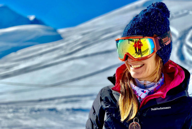 Christelle Gioana, Monitrice de Ski à Chamonix