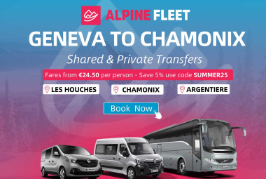Alpine Fleet Airport Transfers to the ALL Chamonix Valley