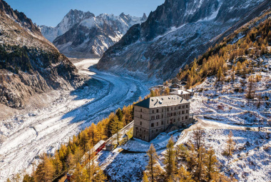 Le train du Montenvers reste dans le forfait Mont-Blanc Unlimited