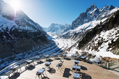 Ouverture du Train du Montenvers ce 30 Novembre vue Mer de Glace
