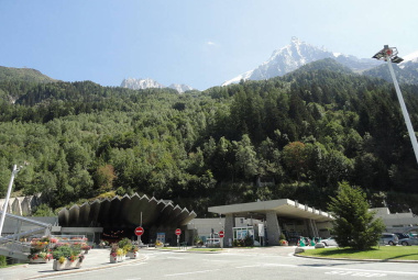 Tunnel du Mont Blanc in Chamonix, between France and Italy