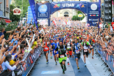 UTMB departure line