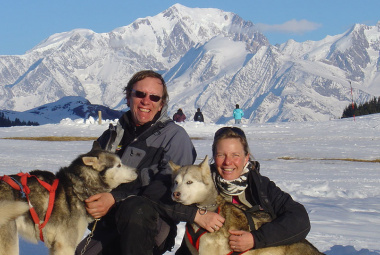 huskydalen dog sledding chamonix