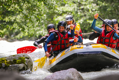 session rafting chamonix