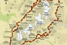 tour du mont blanc hike map