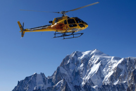 helicopter tour mont blanc