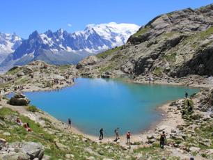 Lac Blanc à Chamonix Lac Blanc à Chamonix