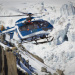 The Chamonix PGHM helicopter on a rescue mission