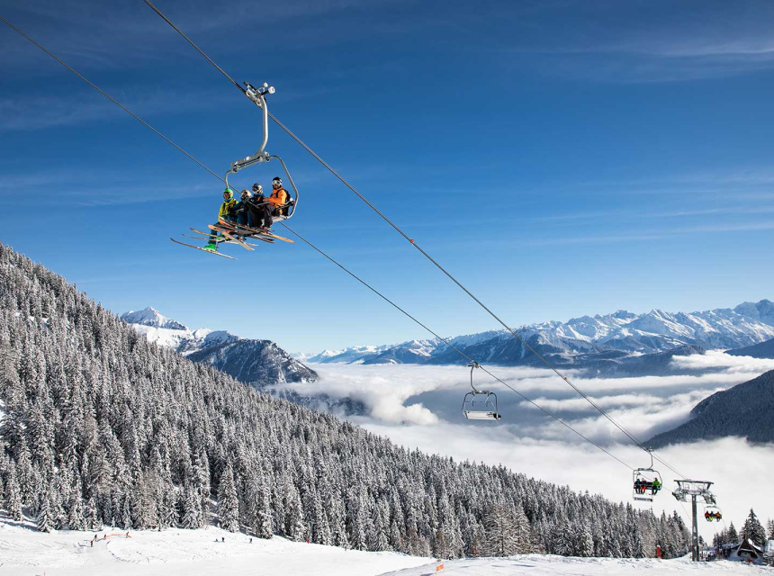 The Marécottes Ski Resort (in Switzerland)